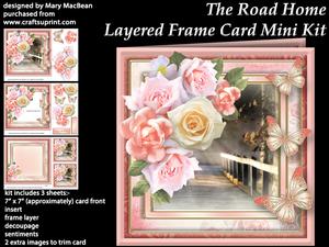 The Road Home - Layered Frame Card Mini Kit