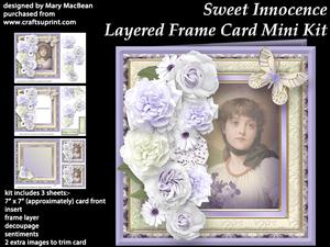 Sweet Innocence - Layered Frame Card Mini Kit
