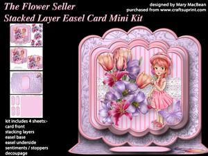 The Flower Seller - Stacked Layer Easel Card Mini Kit