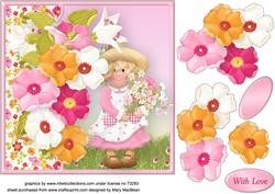 Picking Flowers Card Front