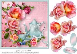 Teatime and Roses Card Front