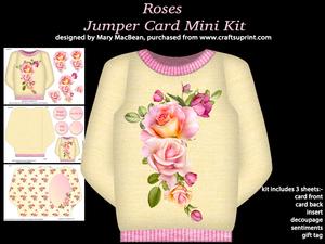 Roses - Jumper Card Mini Kit
