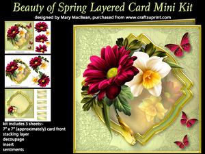 Beauty of Spring Layered Card Mini Kit