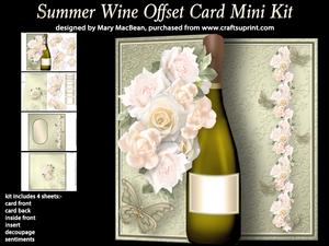 Summer Wine Offset Card Mini Kit
