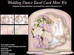 Wedding Dance Easel Card Mini Kit
