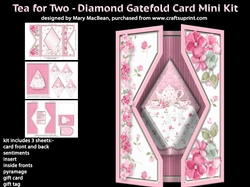 Tea for Two - Diamond Gatefold Card Mini Kit