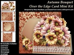 Autumn Bouquet - Over the Edge Card Mini Kit
