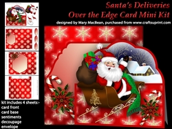 Santas Deliveries - Over the Edge Card Mini Kit