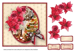 Christmas at the Fireside Decoupage Card
