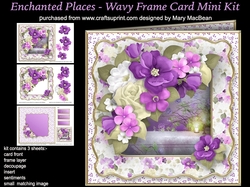 Enchanted Places - Wavy Frame Card Mini Kit