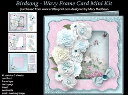 Birdsong - Wavy Frame Card Mini Kit