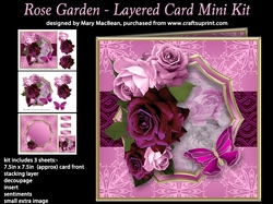 Rose Garden - Layered Card Mini Kit