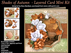 Shades of Autumn - Layered Card Mini Kit