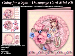 Going for a Spin - Decoupage Card Mini Kit