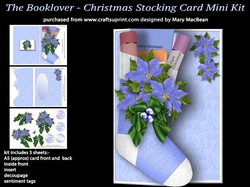 The Booklover - Christmas Stocking Card Mini Kit