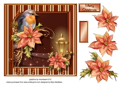 Little Robin - Decoupage Card Front