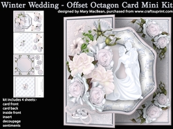 Winter Wedding - Offset Octagon Card Mini Kit
