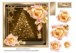 Golden Christmas Tree