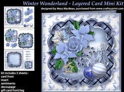 Winter Wonderland Layered Card Mini Kit