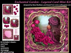 Enchanted Garden Layered Card Mini Kit