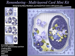 Remembering - Multi-layered Card Mini Kit