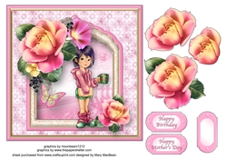Coffee Break - Decoupage Card Front