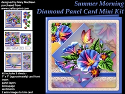 Summer Morning - Diamond Panel Card Mini Kit