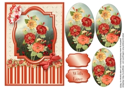 Field of Poppies Pyramid Card Front