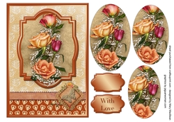 Rose Joy Pyramid Card Front