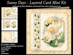 Sunny Days - Layered Card Mini Kit