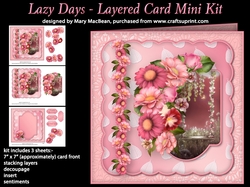 Lazy Days - Layered Card Mini Kit