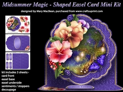 Midsummer Magic - Shaped Easel Card