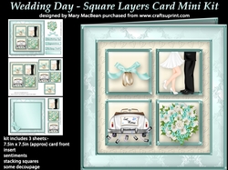 Wedding Day - Square Layers Card Mini Kit