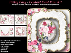 Pretty Posy - Pendant Card Mini Kit