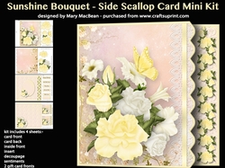 Sunshine Bouquet - Side Scallop Card Mini Kit