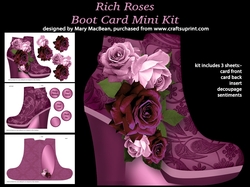 Rich Roses Boot Card Mini Kit