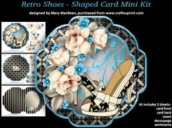 Retro Shoes - Shaped Card Mini Kit