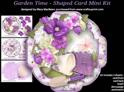 Garden Time - Shaped Card Mini Kit