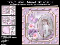 Vintage Charm - Layered Card Mini Kit