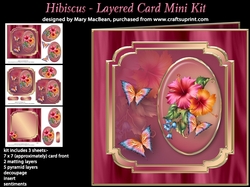 Hibiscus - Layered Card Mini Kit