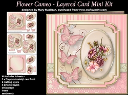 Image of cup783339_1648 - Flower Cameo - Layered Card Mini Kit