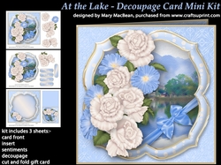 At the Lake - Decoupage Card MIni Kit