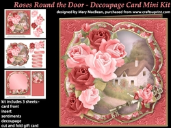 Roses Round the Door - Decoupage Card Mini Kit