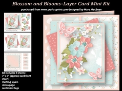 Blossom and Blooms - Multi-Layer Card Mini Kit