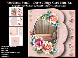 Woodland Bench - Curved Edge Card Mini Kit