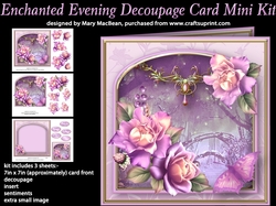 Enchanted Evening Decoupage Card Mini Kit