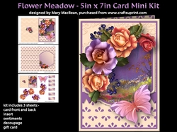Flower Meadow - 5in x 7in Card Mini Kit