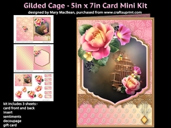 Gilded Cage - 5in x 7in Card Mini Kit