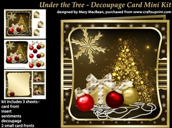 Under the Tree - Decoupage Card Mini Kit