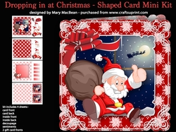 Dropping in at Christmas - Card Mini Kit